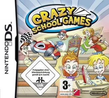 Crazy School Games (Europe) (En,Fr,De,Es,It) box cover front